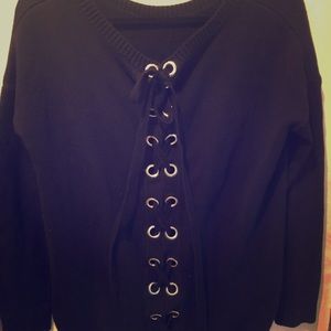 Express black sweater - size small